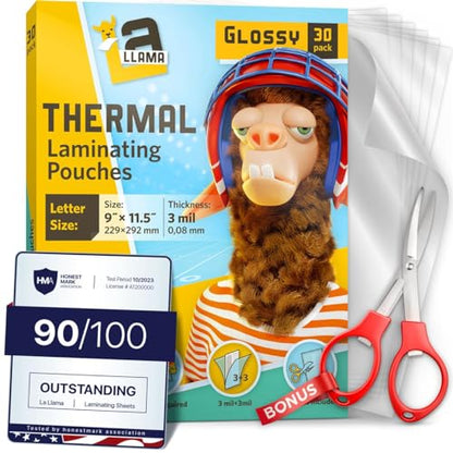 Thermal Laminating Pouches (30 Count)