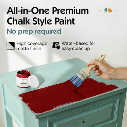 Firecracker 16 Fl Oz Chalk Paint for Furniture All in One