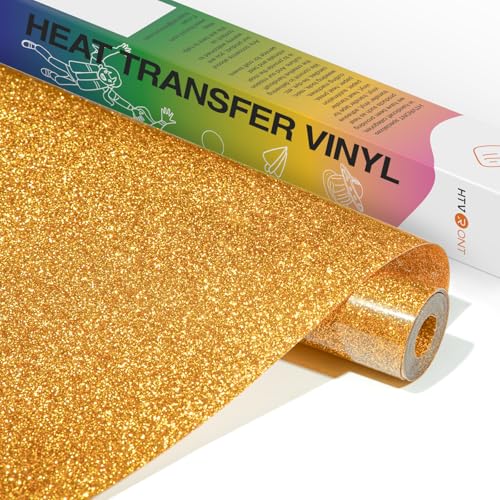 Gold Glitter HTV Vinyl