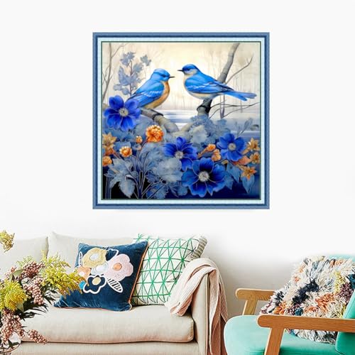 Stamped Cross Stitch Kits Full Range of Embroidery Needlework Starter Kits for Beginners Adults 11CT Embroidery Patterns Art Crafts DIY Needlepoint Kits