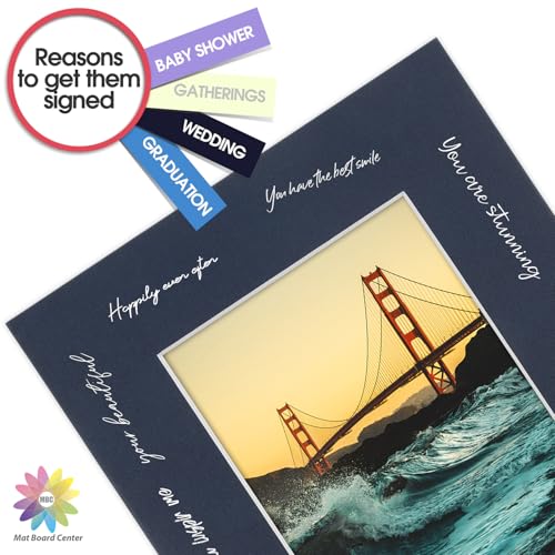 Mat Board Center 10 Pack 8x10 Photo Mats for 5x7 Picture