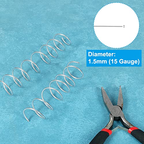 164ft 15 Gauge 1.5mm Aluminum Wire Bendable for Jewelry