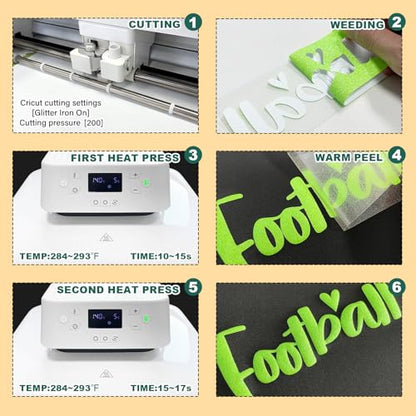 Glitter Puff Heat Transfer Vinyl