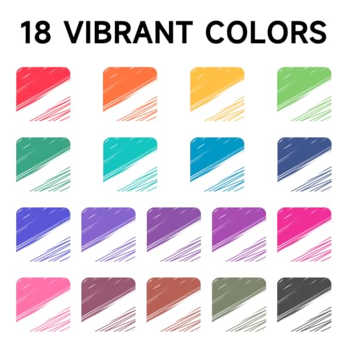 Erasable Gel Pens (18 Count)