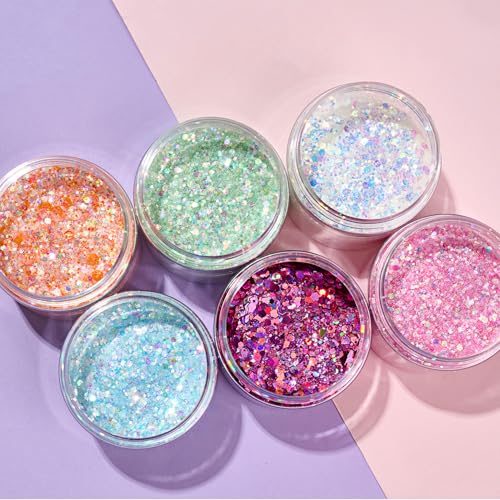 36 Pack 1 OZ Plastic Jars Clear Cosmetic Container with Lids (36 Count)