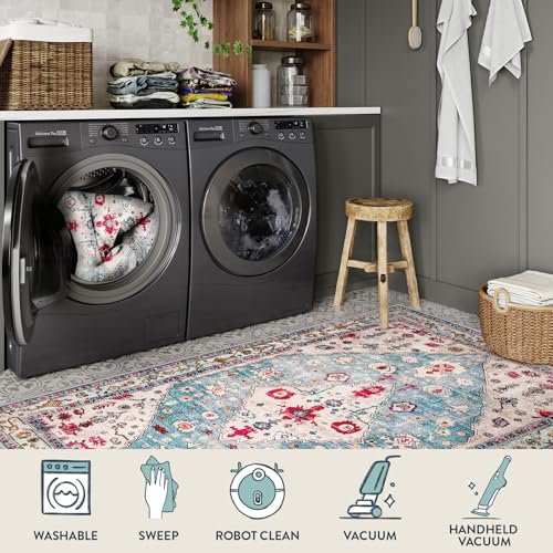 Felice 3x5 Boho Tribal Washable Rug