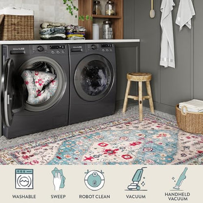 Felice 3x5 Boho Tribal Washable Rug