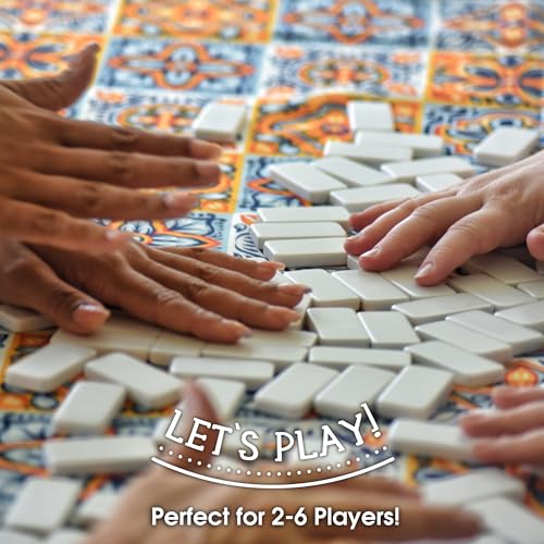 2322 Double 6 Jumbo Dominoes with Color Dot