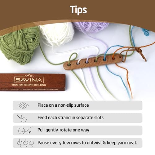 Wooden Yarn Divider