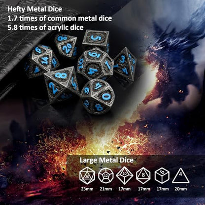 Metal DND Dice Set
