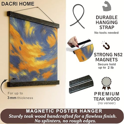 40” Wide Magnetic Poster Hanger Frame