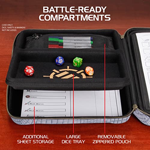 DND Binder Collector's Edition RPG Organizer Case with Built