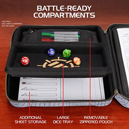 DND Binder Collector's Edition RPG Organizer Case with Built