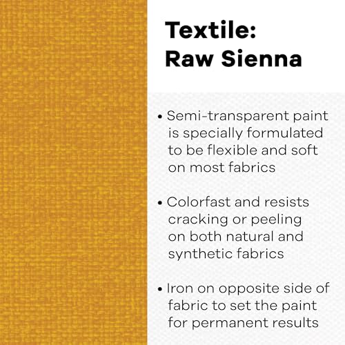 Textile Color Paint RAW Sienna (8 Fl Oz)