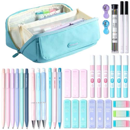 36PCS Mechanical Pencil Set with 624 Lead Refills