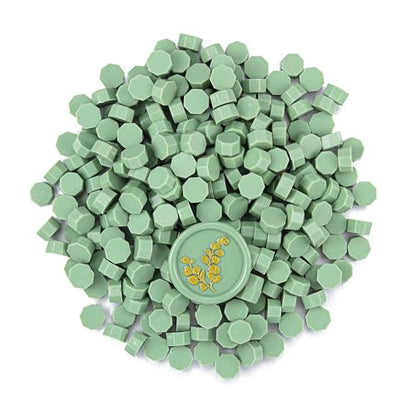 360Pcs Sage Green Sealing Wax Beads (360 Count)