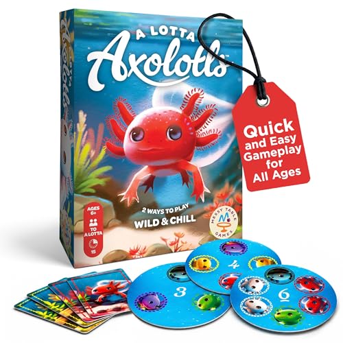 A Lotta Axolotls Family Card Game