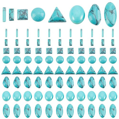 96pcs Stone Cabochons (96 Count)