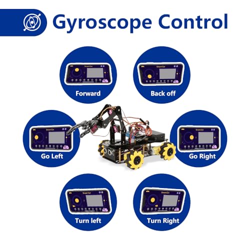 5DOF Smart Robot Arm Car Kit