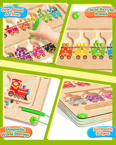 Magnetic Color and Number Maze