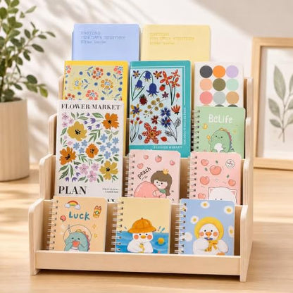 4 Tier Wooden Greeting Card Display Stand