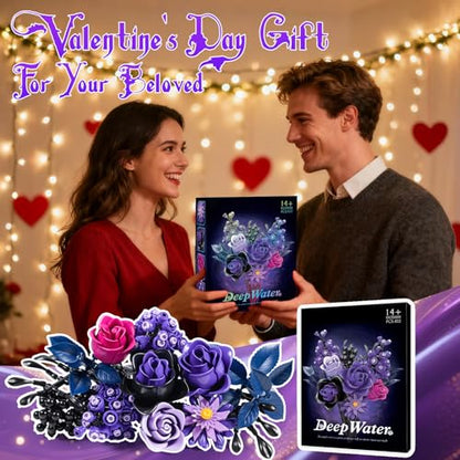 Purple Rose Blocks 822PCS
