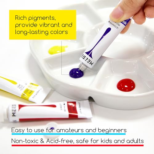 Watercolor Paint Tubes Set (19.2 Fl Oz)