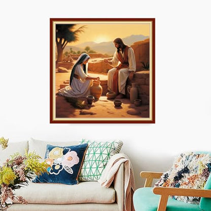 Stamped Cross Stitch Kits Full Range of Embroidery Needlework Starter Kits for Beginners Adults 11CT Embroidery Patterns Art Crafts DIY Needlepoint Kits