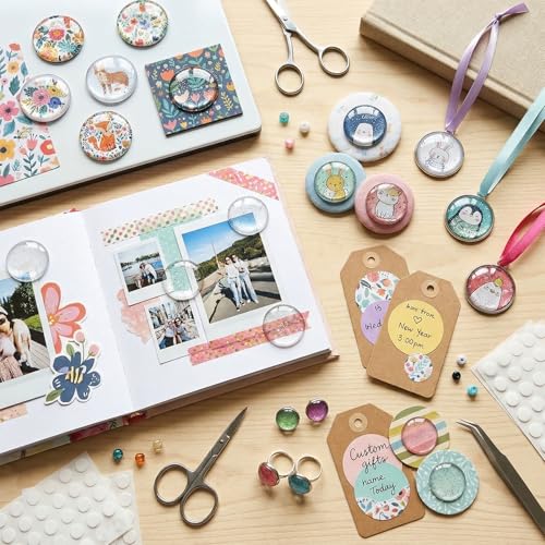 Epoxy Resin Dome Stickers (50 Count)