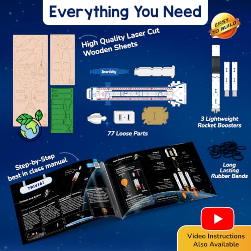 DIY Rocket Launcher STEM Kit for Kids 6