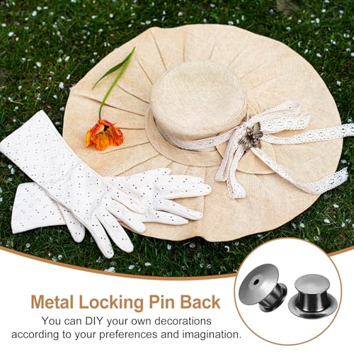 30Pcs Metal Locking Pin Backs (30 Count)