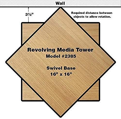 Revolving Media Tower 600 Cherry