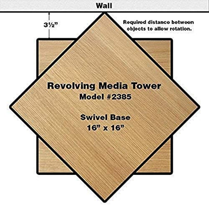 Revolving Media Tower 600 Cherry