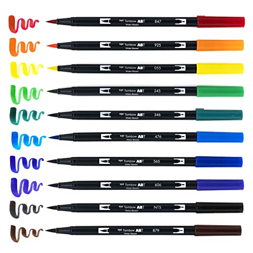 Dual Brush Marker 10 (10 Count)