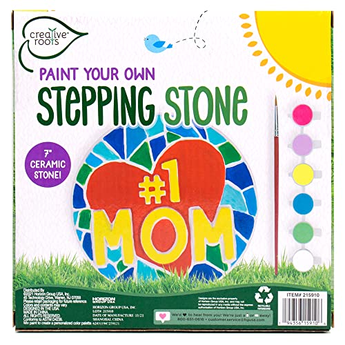Paint Your Own #1 MOM Stepping Stone