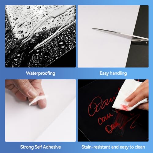 36 Sheets Transparent Laminate Sheets Self Adhesive Laminating Sheets (36 Count)