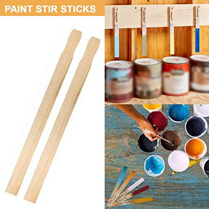 Wooden Paint Stir Sticks (50 Count)