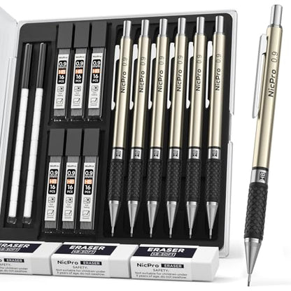 0.9 mm Art Mechanical Pencils Set in Case