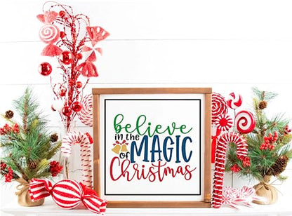 Silk Screen Christmas Quotes Reusable Self