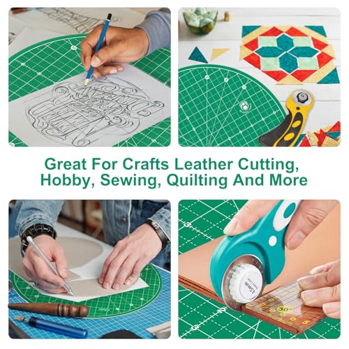 13"x13" Round Rotating Cutting Mat