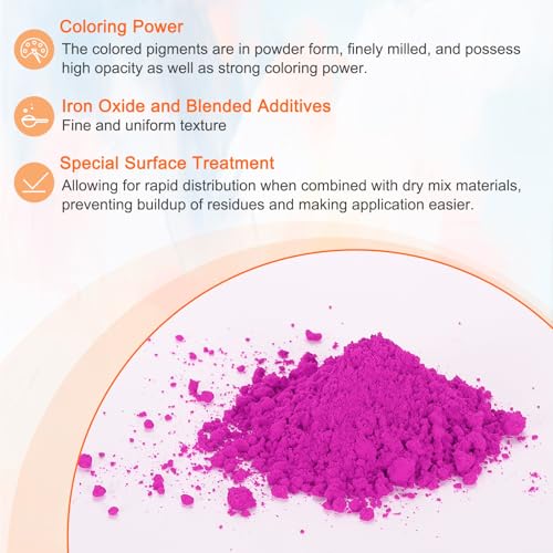 Iron Oxide Powder Concrete Pigment 325 Mesh 3.5oz (28.2 Ounce)