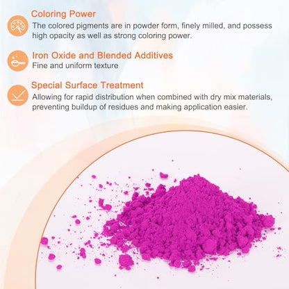 Iron Oxide Powder Concrete Pigment 325 Mesh 3.5oz (28.2 Ounce)
