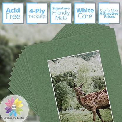 Mat Board Center 10 Pack 8x10 Photo Mats for 5x7 Picture