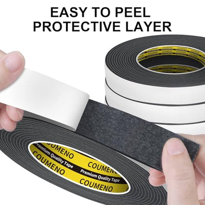 Black Foam Tape Weather Stripping Sealing Sponge