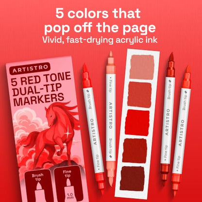 5 Red Tones Dual (5 Count)
