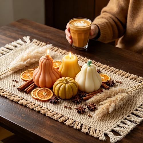 3PCS 3D Pumpkin Silicone Mold (3 Count)