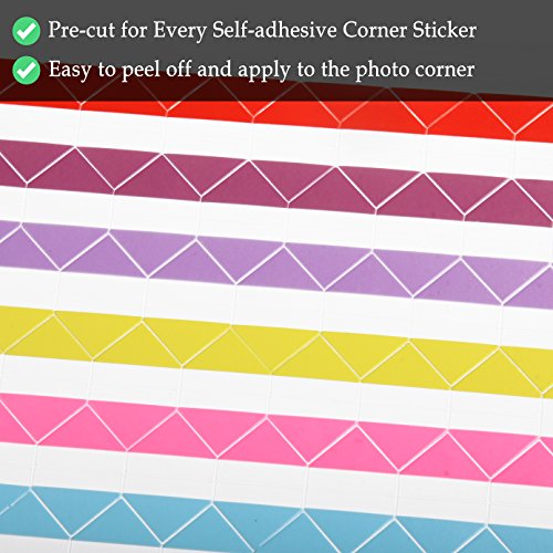 50 Sheets Self Adhesive Photo Corners (50 Count)