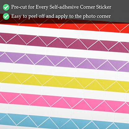 50 Sheets Self Adhesive Photo Corners (50 Count)