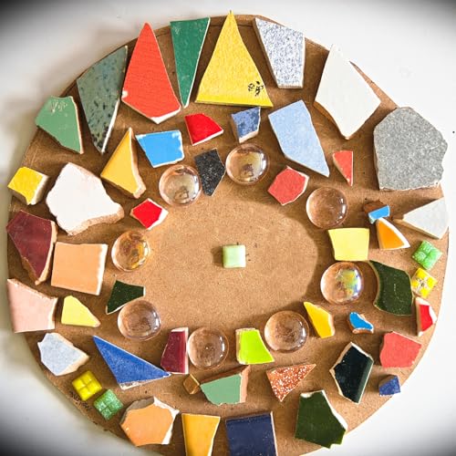 250g Ceramic Mosaic Tiles for Crafts Bulk