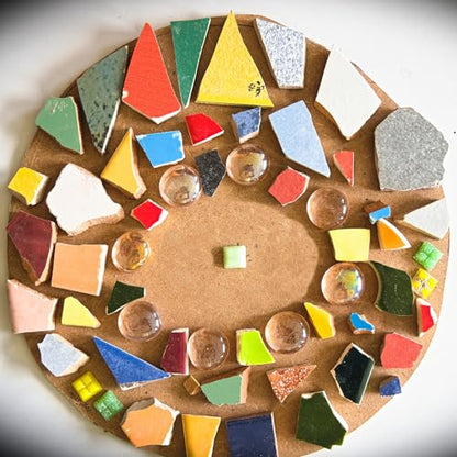 200g Ceramic Mosaic Tiles for Crafts Bulk